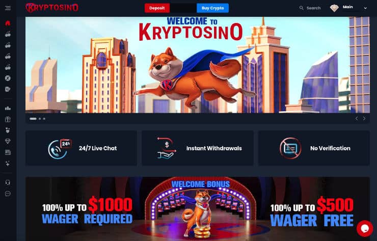 Kryptosino Home Page