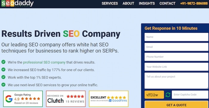 SEO Daddy is the top SEO agency for medium-sized businesses