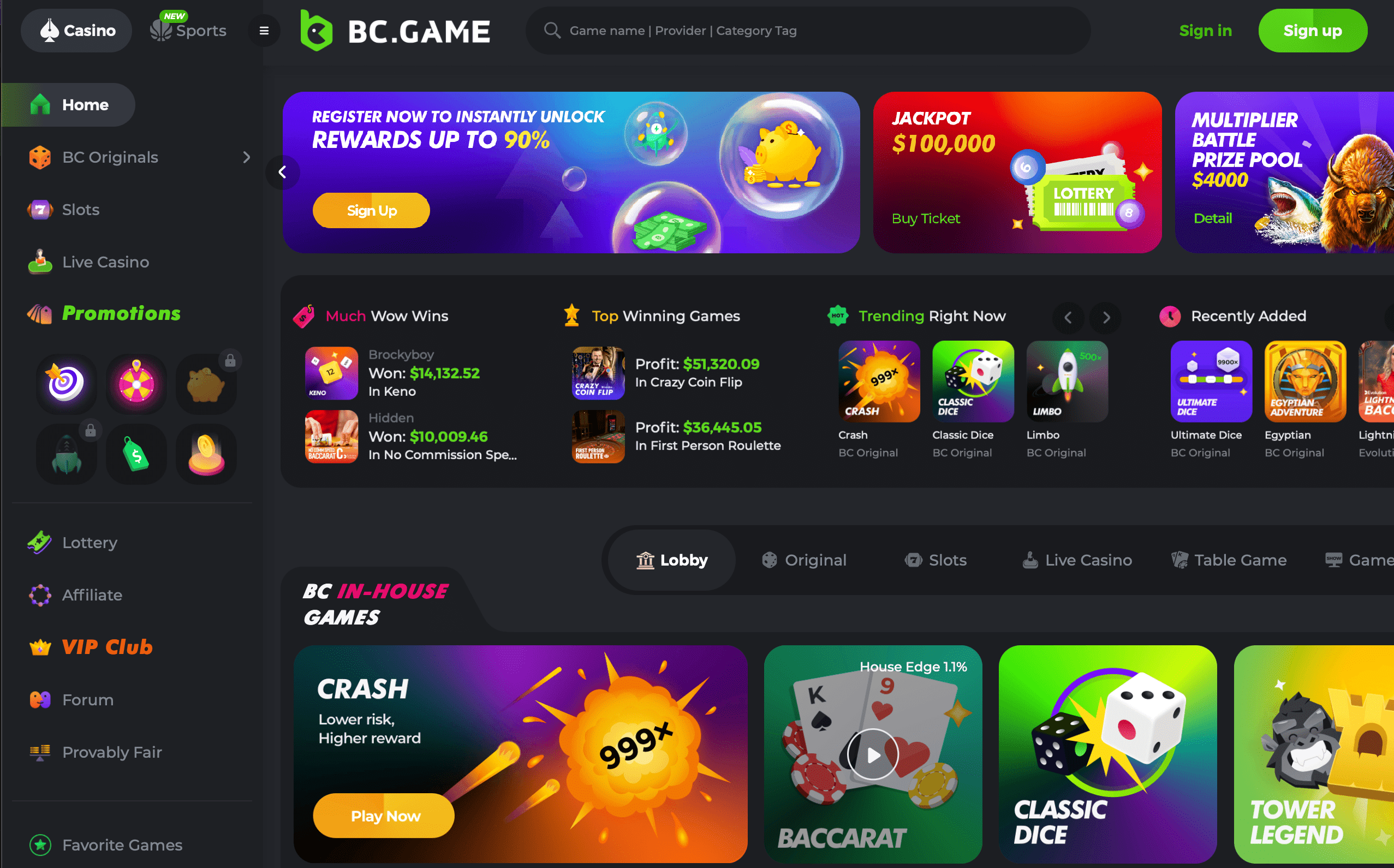 BC.Game - Bitcoin Casino Review