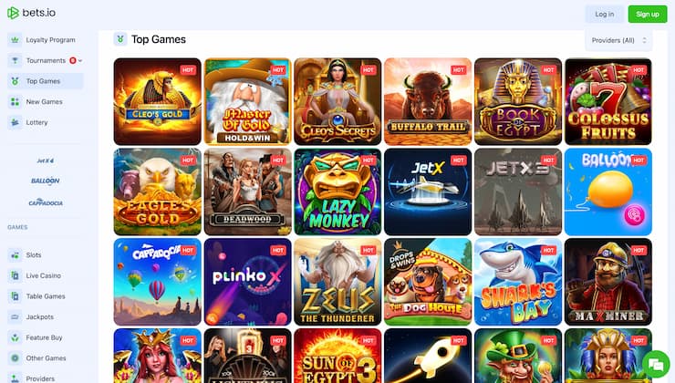 Bets.io Top Games