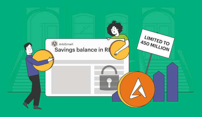 Crypto savings balance