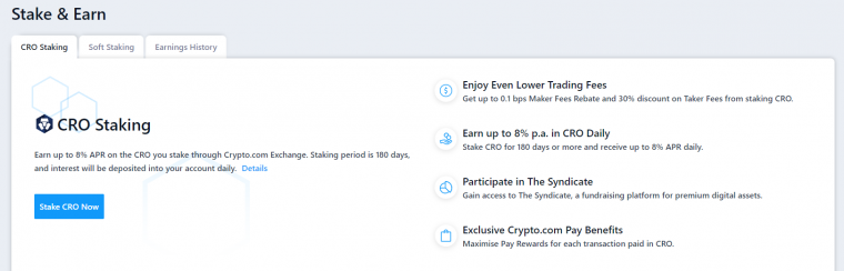 crypto.com staking page