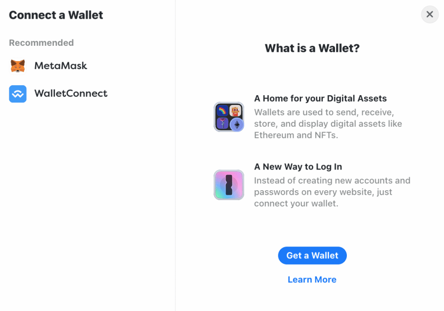 Connect wallet