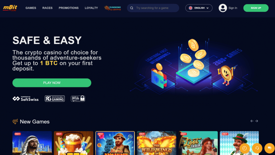 Beste Litecoin casino sites: mBit Casino
