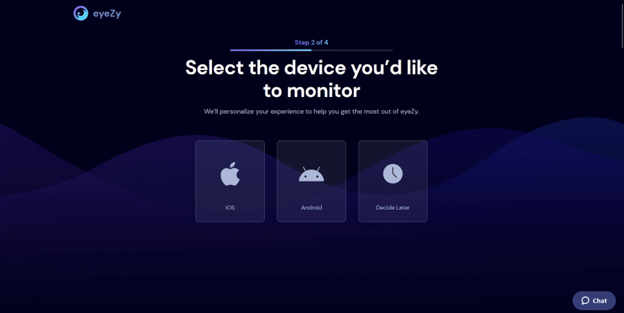 EyeZy select device type