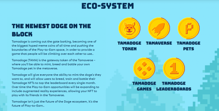best utility tokens - tamadoge ecosystem