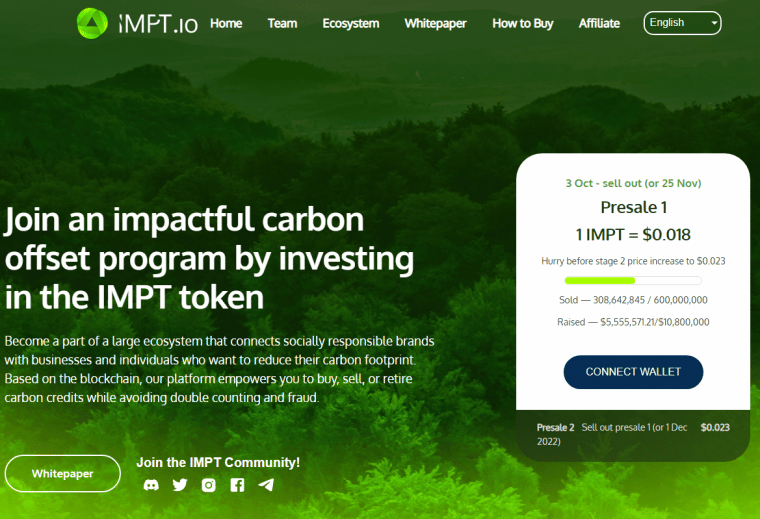IMPT homepage
