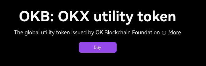 OKX native token