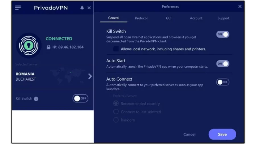 PrivadoVPN the best free streaming VPN