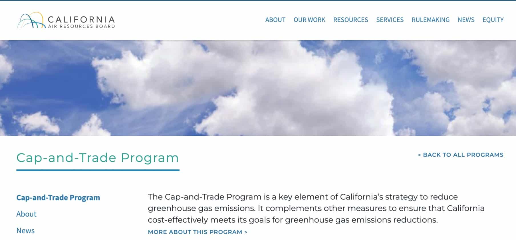 carbon credits california