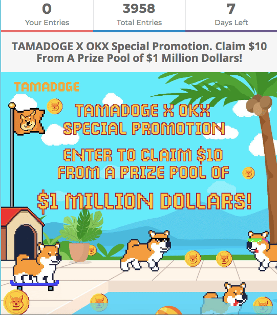 TAMA OKX Free crypto