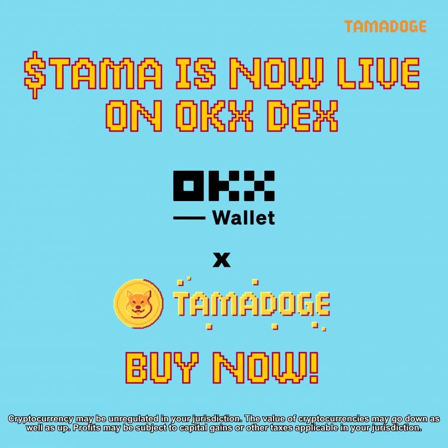 Tamadoge live on OKX