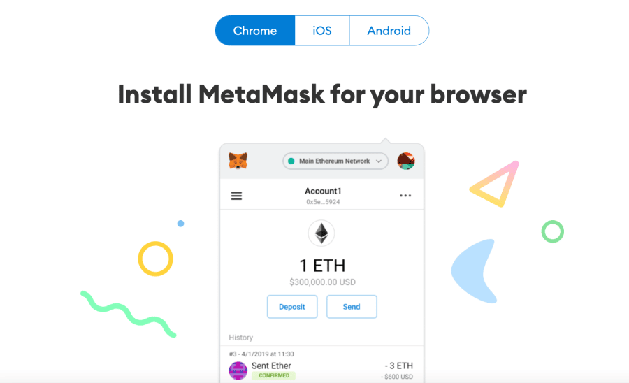 Download MetaMask wallet