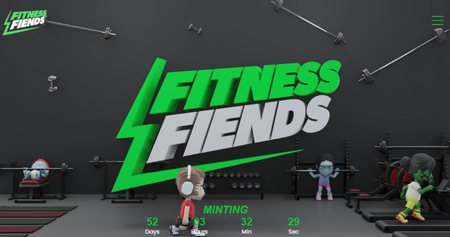 upcoming nfts fitness fiends website