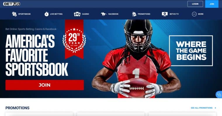 BetUS Sports betting platform