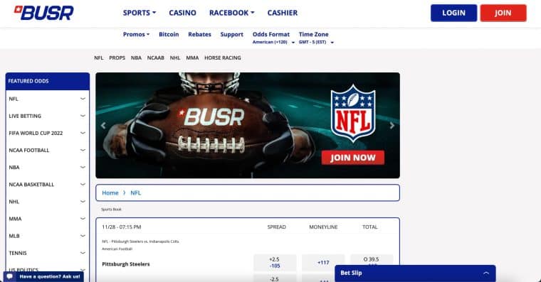 BUSR online sportsbook