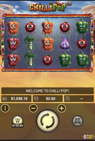 Online casino slot game on mobile