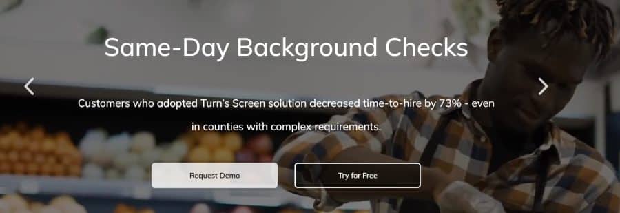Turn background check software