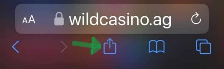 Wild Casino Create a Blackjack App Menu Button