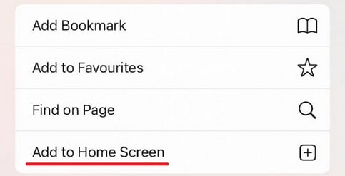 betonline add to home screen tab