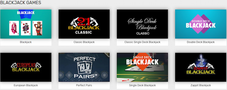 Bovada Casino Blackjack Games Online