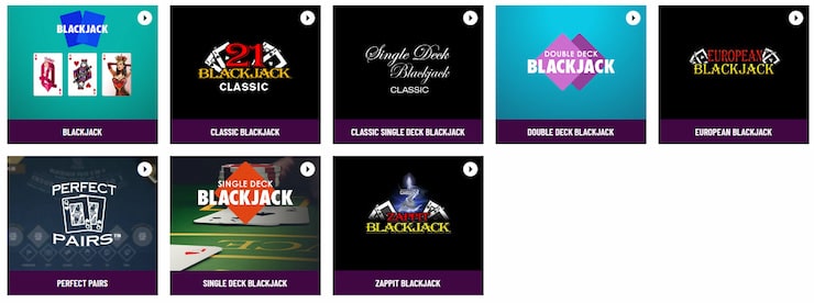 Cafe Casino Online Blackjack Games