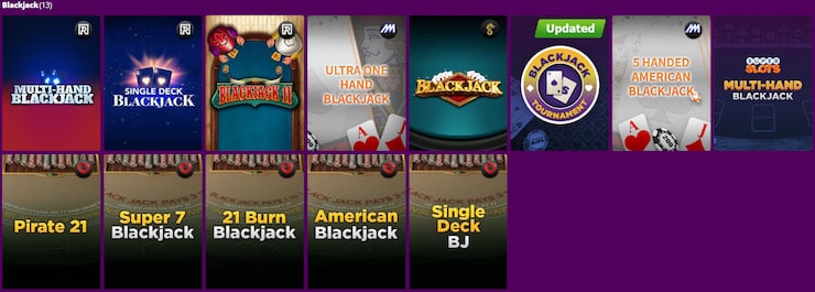 Super Slots Casino Online Blackjack Games