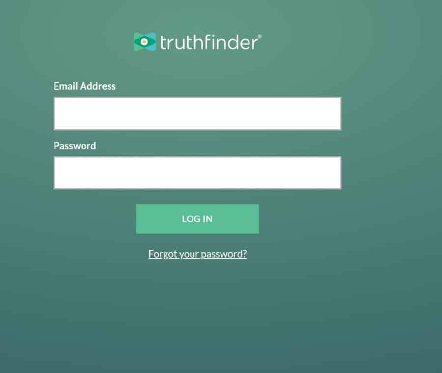 Signing up to TruthFinder, the best background check software