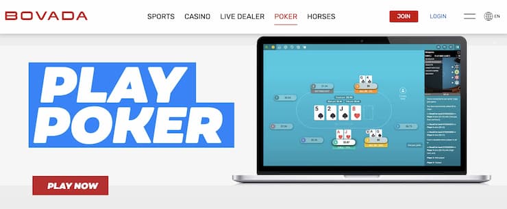 Bovada homepage - The best Indiana online poker platforms 