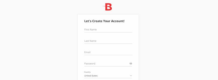 BetOnline personal information page 