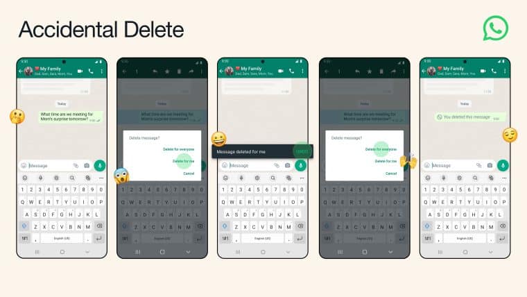 Recover Messages With WhatsApp's ‘Accidental Delete’ Feature
