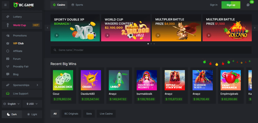 BC.Game Best Bitcoin Casino With Instant Withdrawals