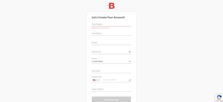 BetOnline Step 2