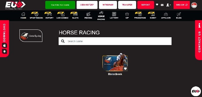 EU9 horse betting Singapore racebook