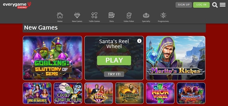 Everygame Online Casino Games for Real Money