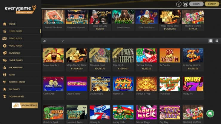 Everygame Casino Games Online