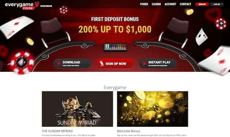 Everygame Connecticut Online Poker Site