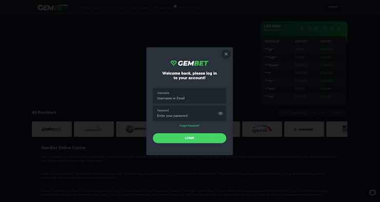 GemBet Singapore Review - GemBet Login