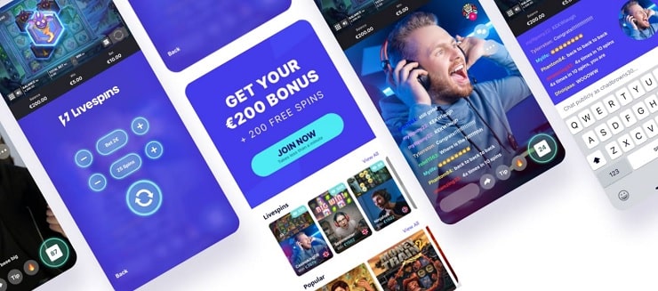 LiveSpins Features