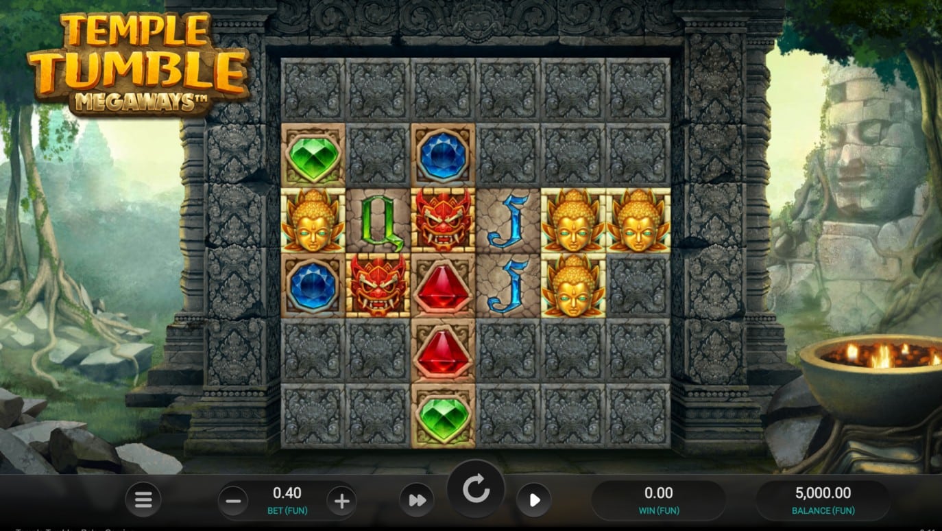 temple tumble slot by relax gaming
