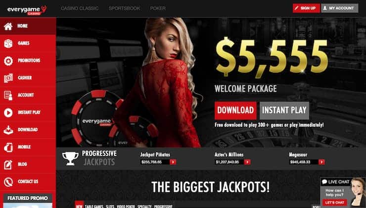 Everygame Casino Live Dealer Blackjack