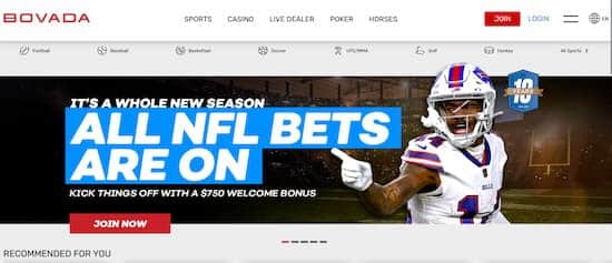 Bovada signup 1