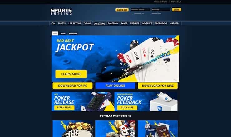 SportsBetting.ag Connecticut Online Poker Site