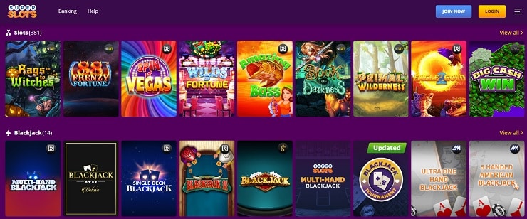 SuperSlots Online Casino Games for Real Money