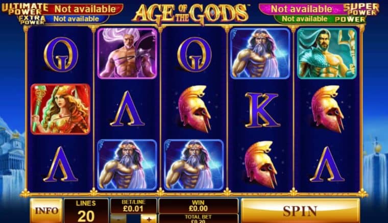 Age of the Gods - real money online slots