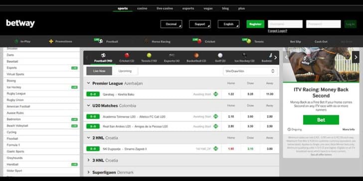 betway free bet