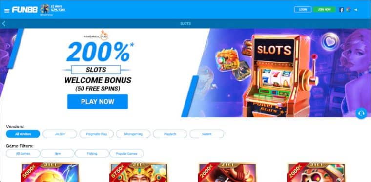 Fun88 - Live Dealer Online Casino in India