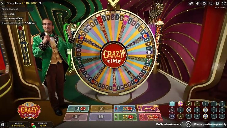 online casino in Indonesia - Crazy Time live