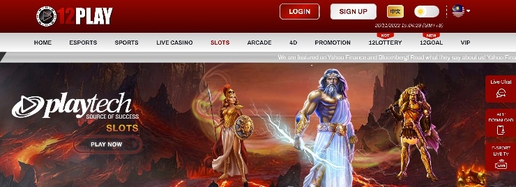 12play Live Casino in Singapore