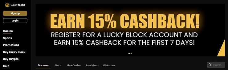 Lucky Block Casino Bonus NZ